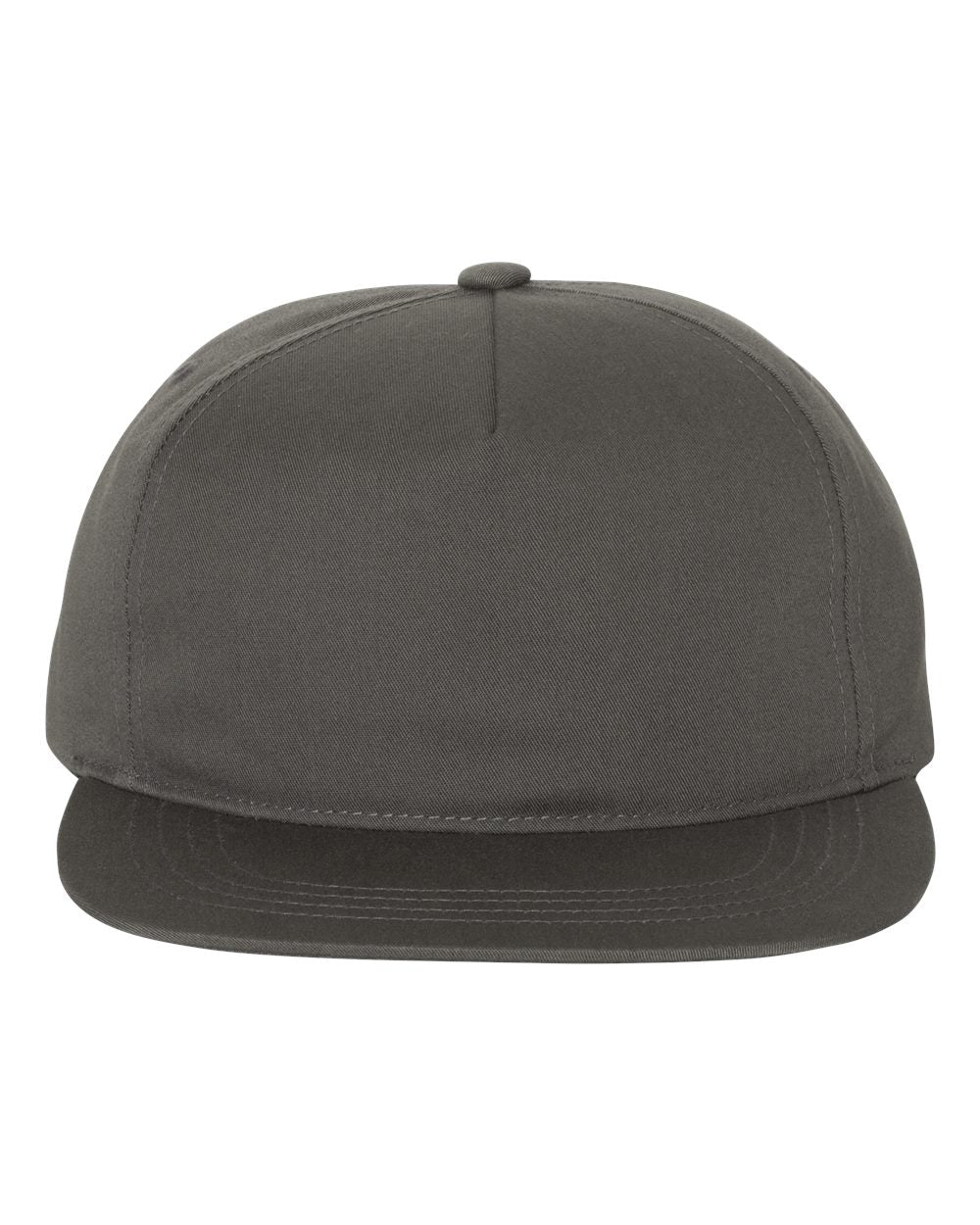 Five-Panel Flat Bill Snapback Cap