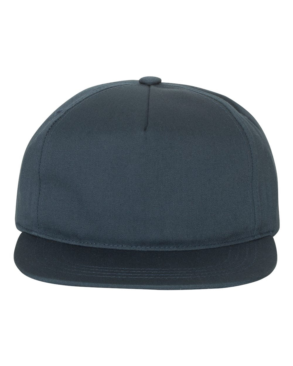 Five-Panel Flat Bill Snapback Cap