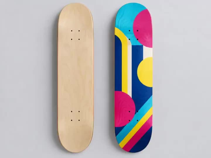 Canadian maple skateboard decks